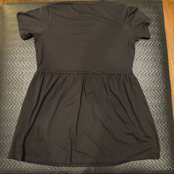 Misguided black short sleeve smock dress Size: XL NWT - Picture 7 of 8